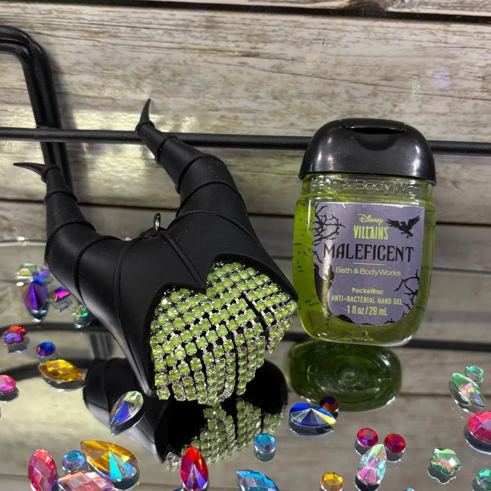 Bath Body Works Disney Villains Maleficent Pocketbac Holder & Maleficent Antibac